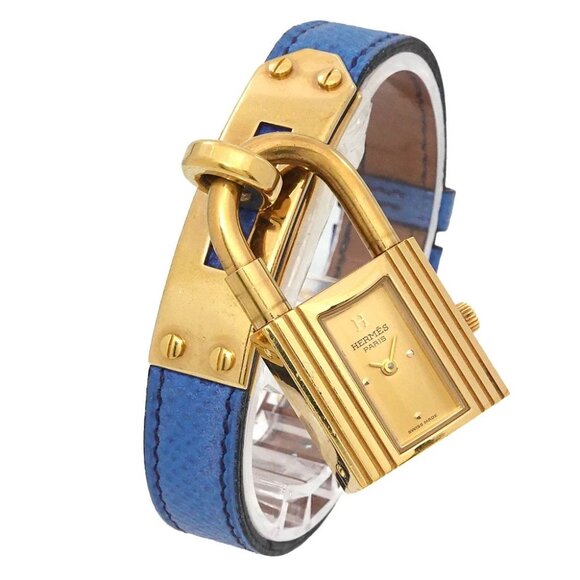 HERMES Kelly Watch Quartz Gold Dial Ladies Watch 90286828 - Picture 6 of 8